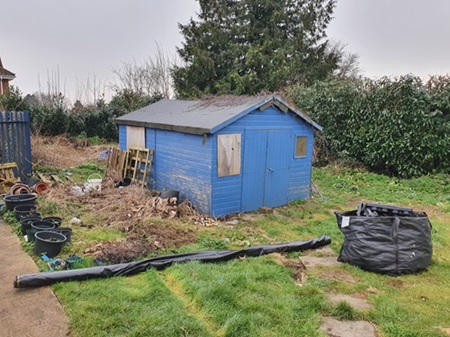 Crumbling Garden Shed